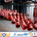 EN877 Standard SML Red Epoxy Coated Cast Iron Pipe Fittings